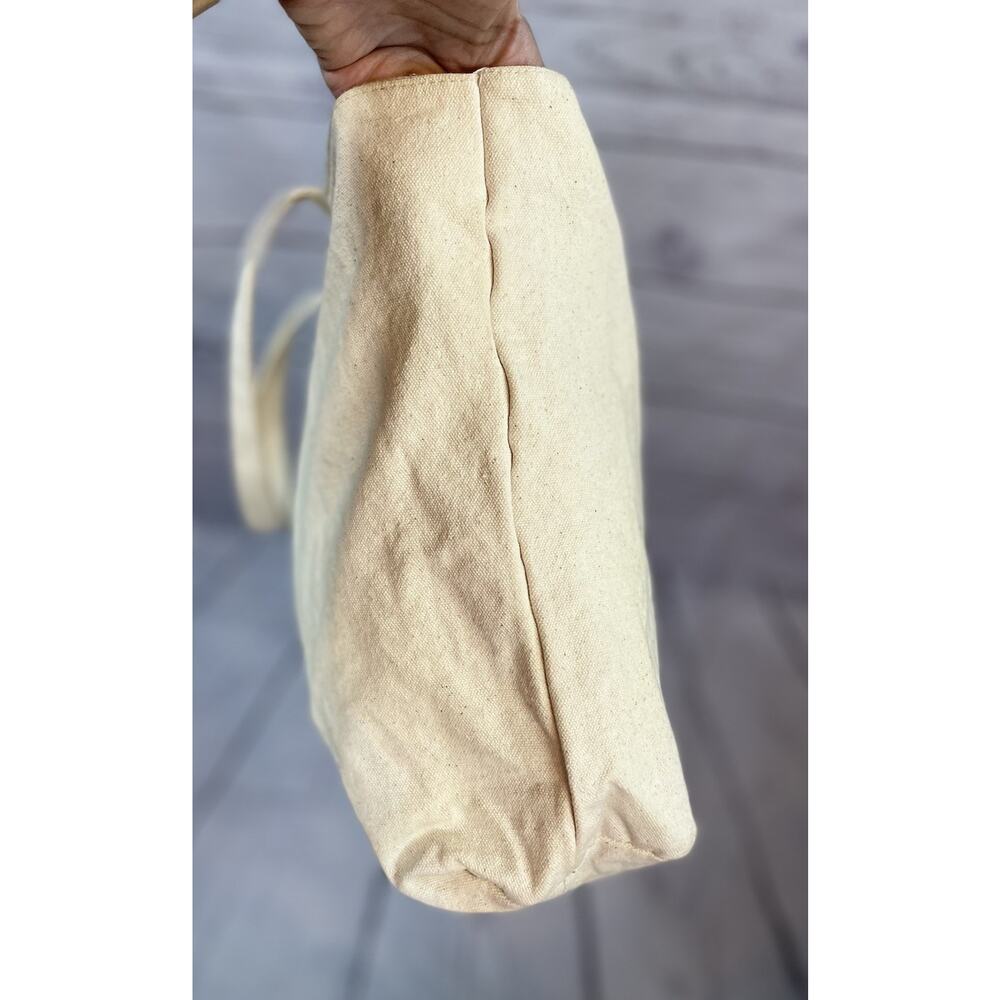 KAWS x Uniqlo Gone Tote Bag Natural Canvas Rare 2019 Art Graphic Shopper Bag - Picture 9 of 12